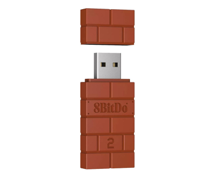 Adapter/zasilacz do konsoli 8BitDo USB Wireless Adapter 2 - Brown